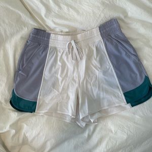 Abercrombie High Waisted Lined Running Shorts